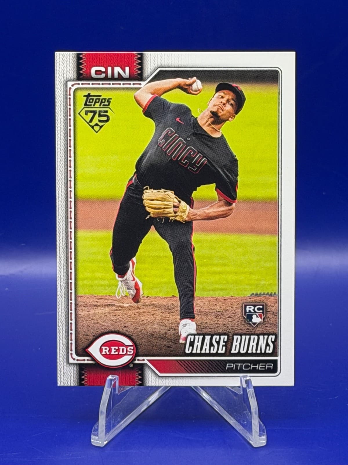 2026 Topps Series 1 Chase Burns RC Rookie #312 Cincinnati Reds