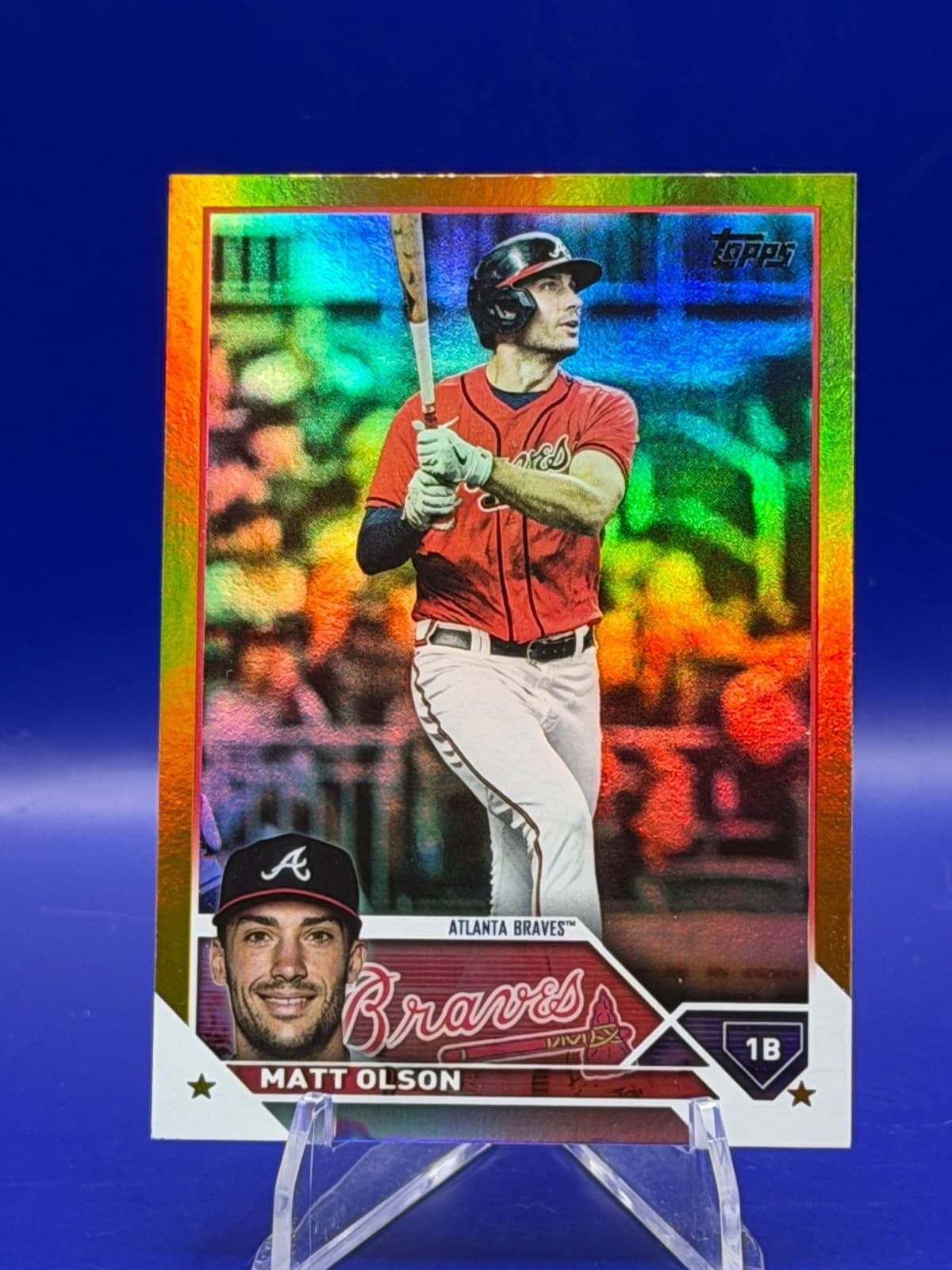 2023 Topps Series 2 Matt Olson Gold Foil #481 Atlanta Braves 1B