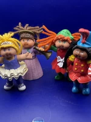 Vintage McDonalds Cabbage Patch Kids Christmas Lot 4 Angel Elf Soldier Dancer