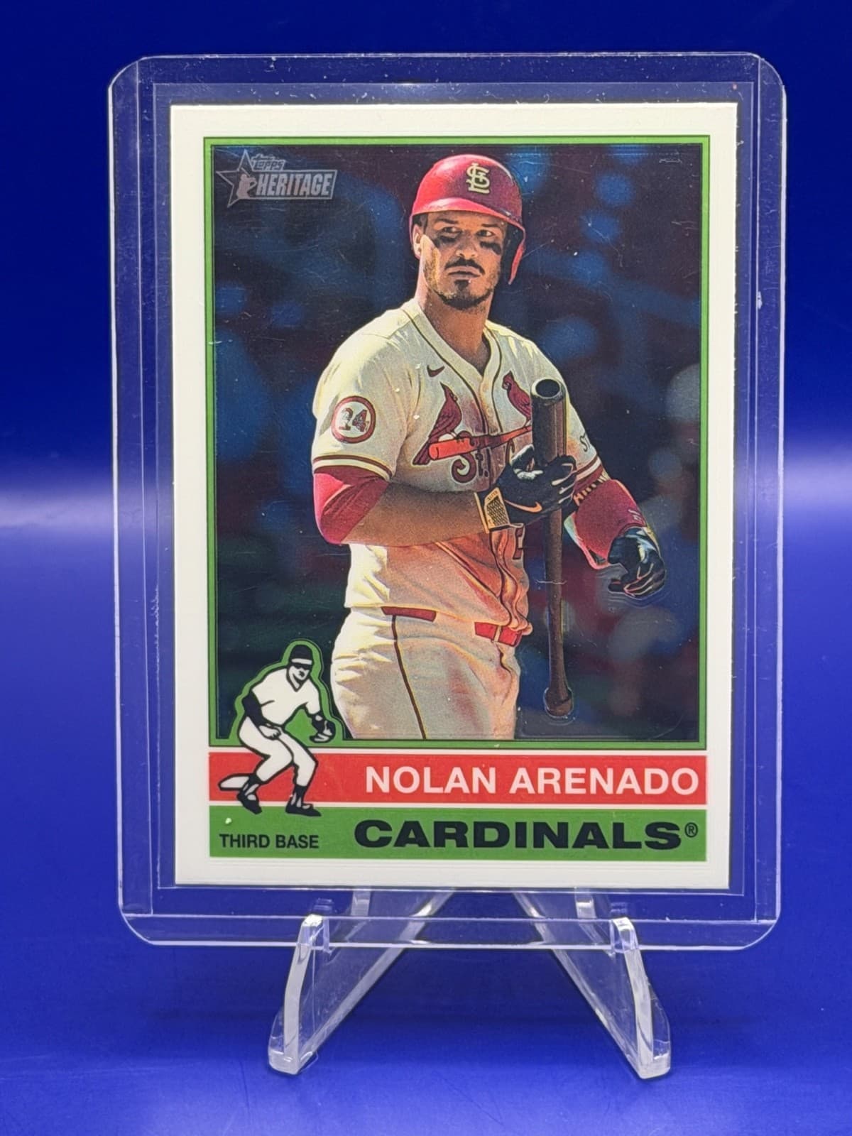 2025 Topps Heritage Nolan Arenado #499 Dark Green Border SP Cardinals