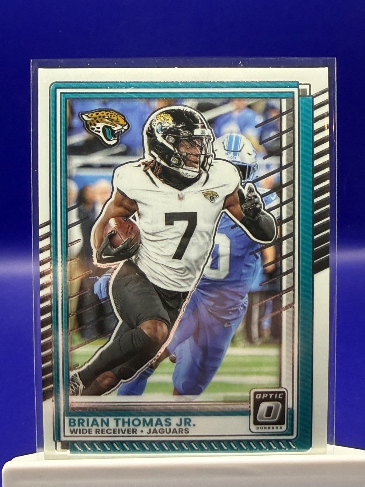 2025 Donruss Optic Brian Thomas Jr Holo Prizm #4 Jaguars Football Card