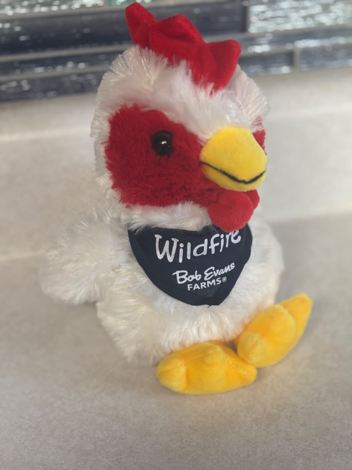 Bob Evans Farms Restaurant Wildfire Rooster Plush 7" Chicken Chelsea Bear Co Toy