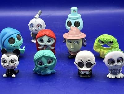 Lot Of 10 Disney Doorables The Nightmare Before Christmas Zero Sally Oogie Jack