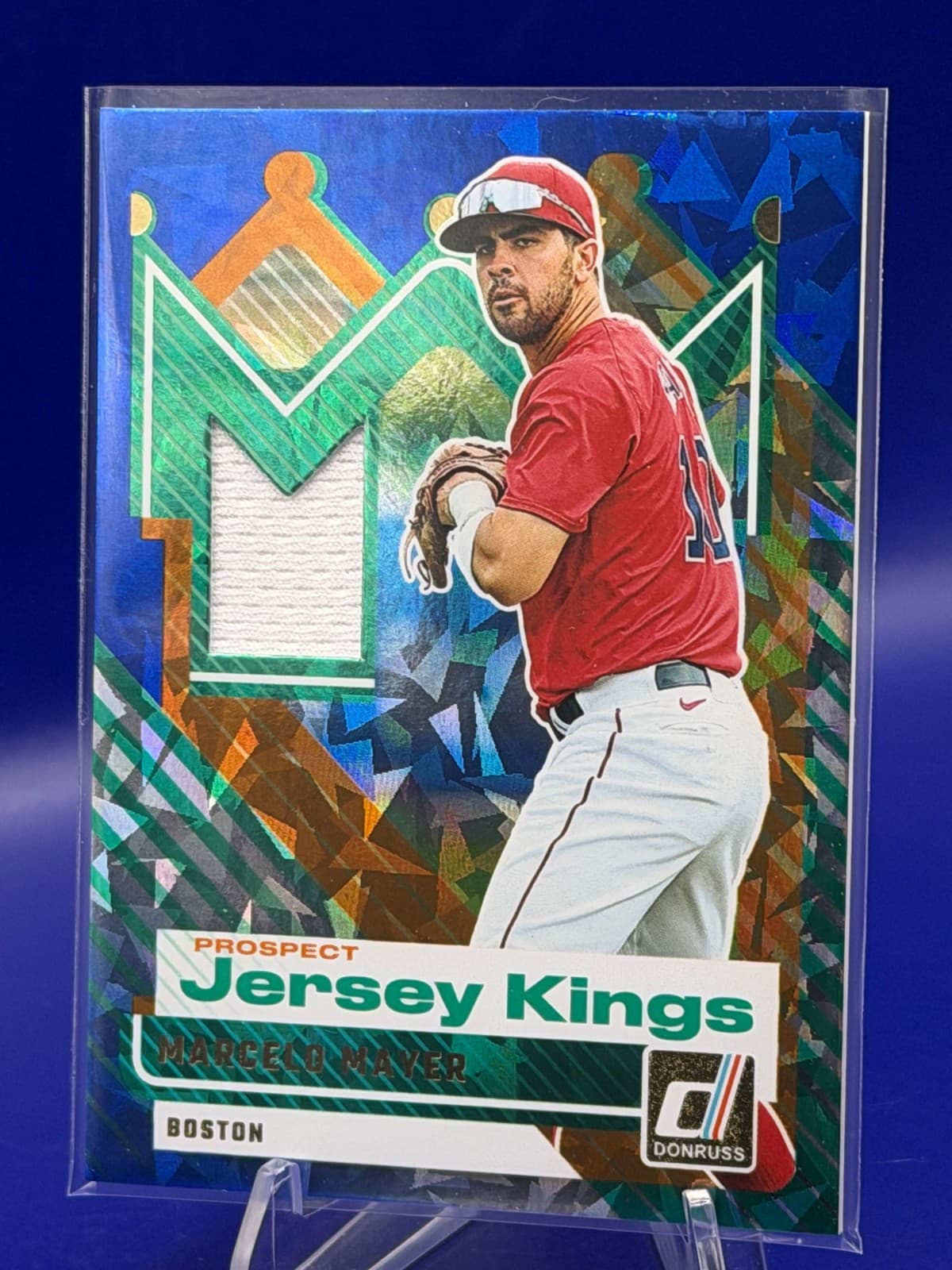2025 Panini Donruss - Prospect Jersey Kings Marcelo Mayer #PJK-MM Blue Ice (MEM,