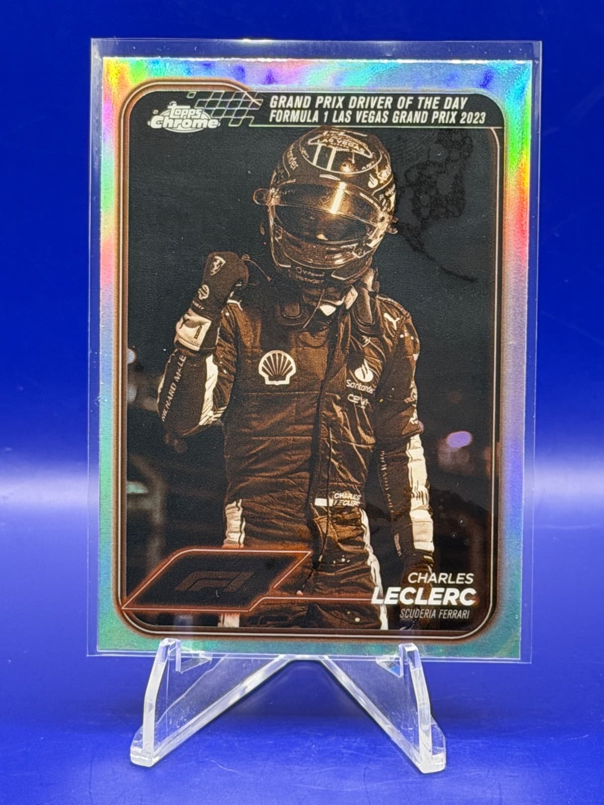 2024 Topps Chrome Formula 1 - Grand Prix Driver of the Day Charles Leclerc #179