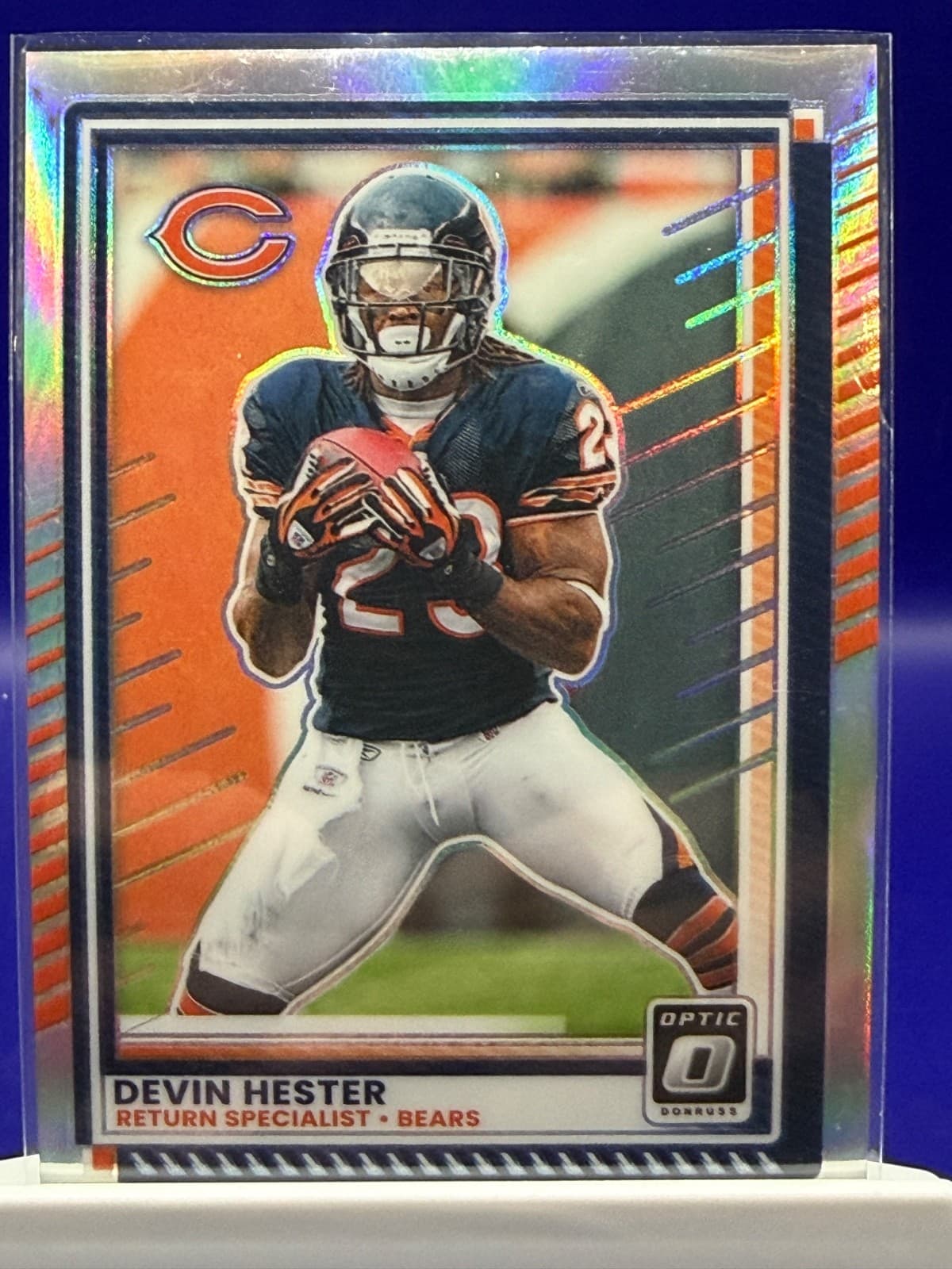 2025 Donruss Optic Devin Hester Holo Prizm #43 Chicago Bears