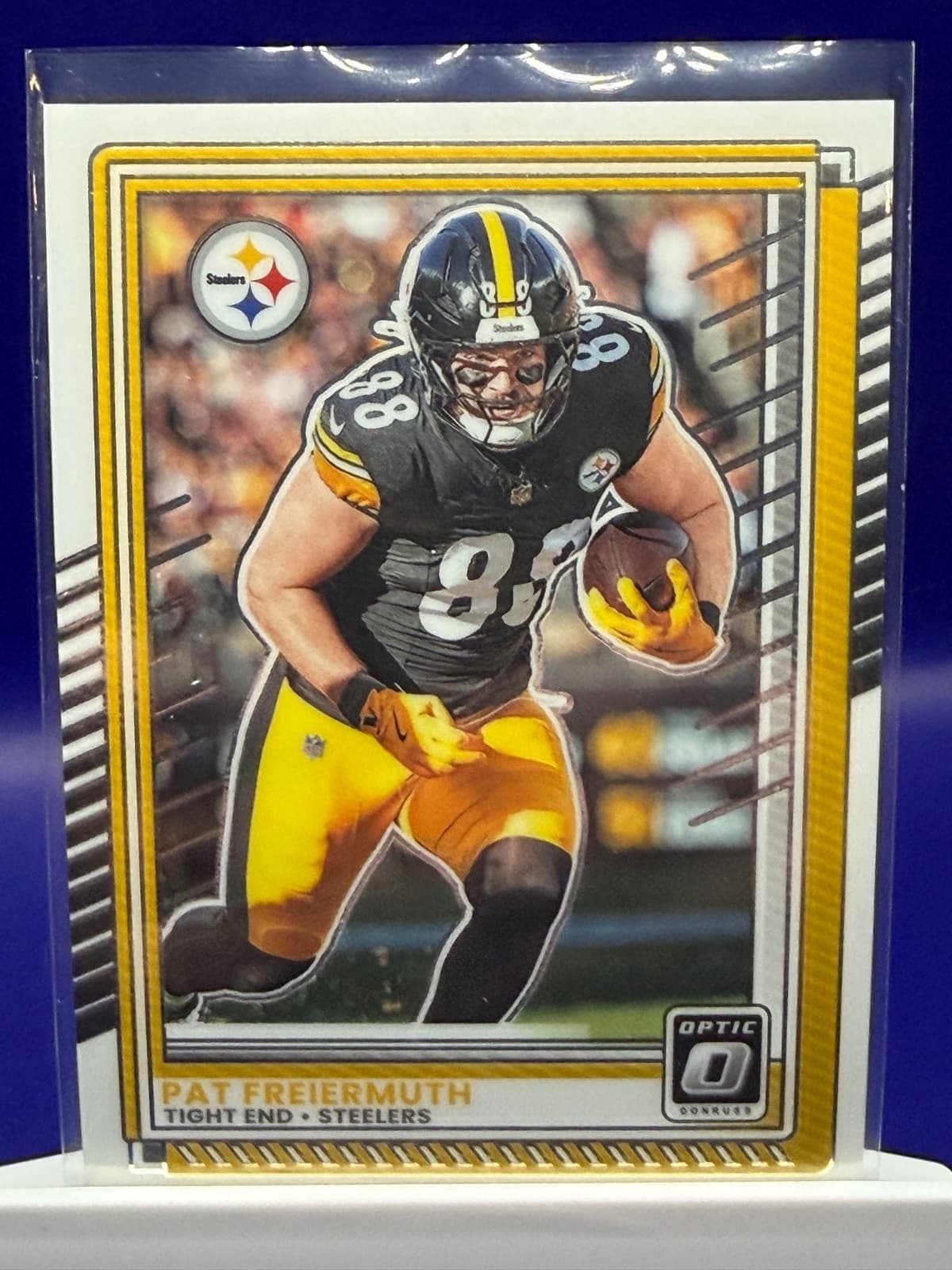 2025 Donruss Optic Pat Freiermuth #155 Pittsburgh Steelers Base