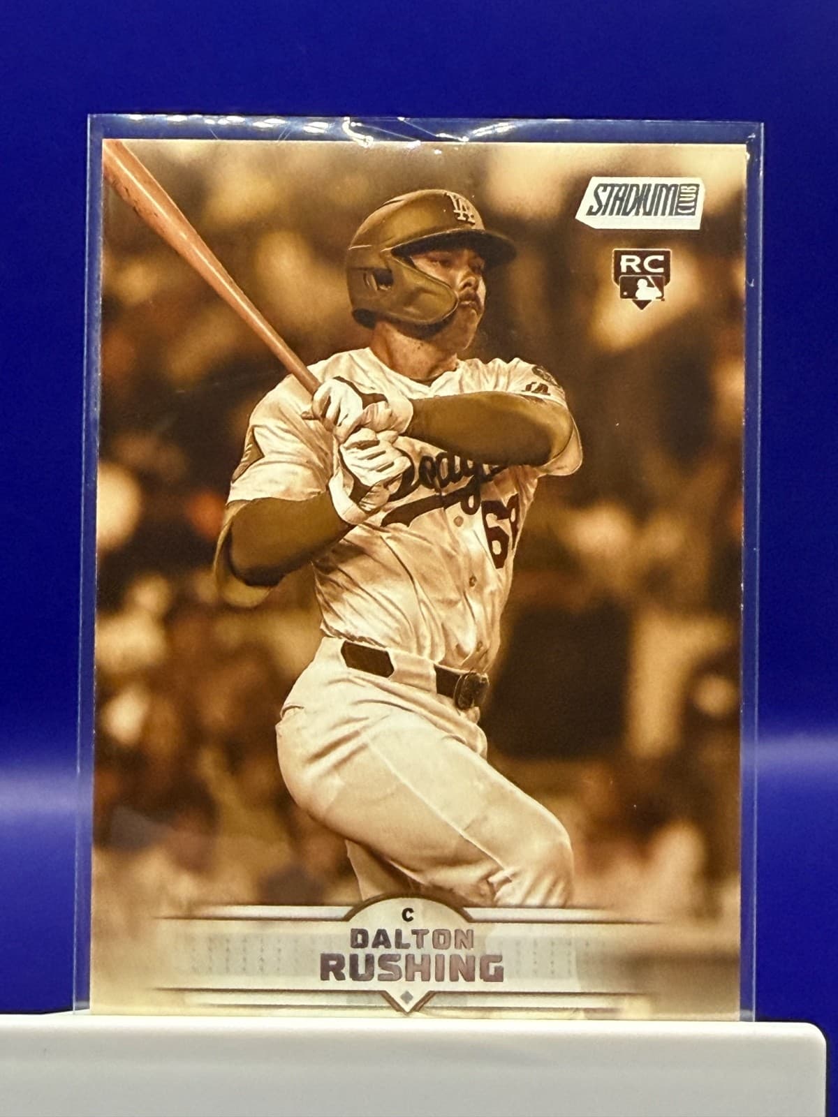 2025 Topps Stadium Club Dalton Rushing Sepia RC #154 Dodgers