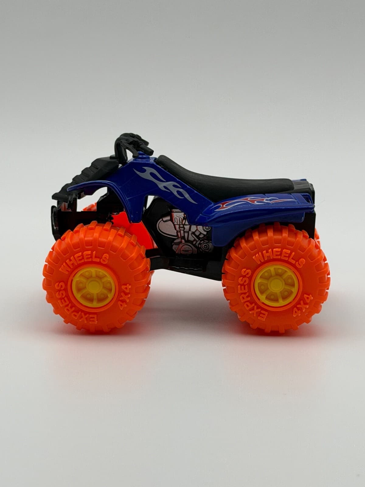Greenbrier International Turbo Wheels ATV Quad Blue Orange