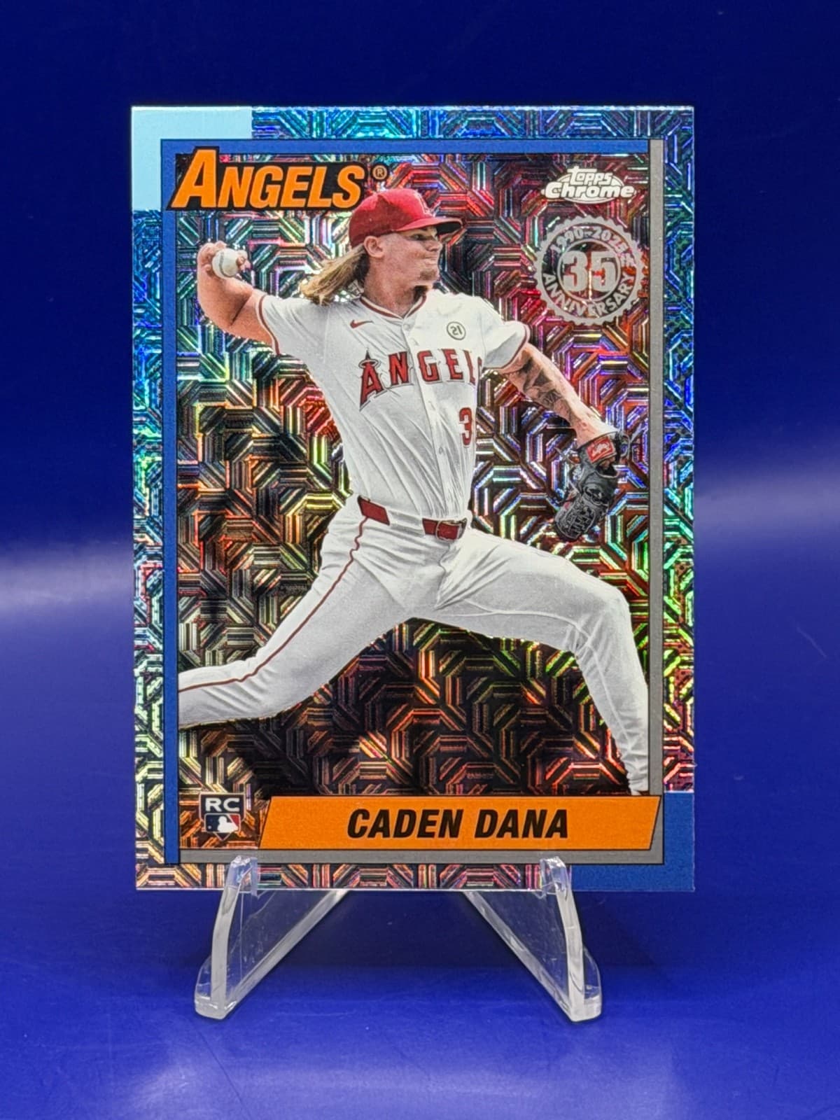 2025 Topps Caden Dana RC T90C-101 1990 Chrome Silver Pack Mojo Angels