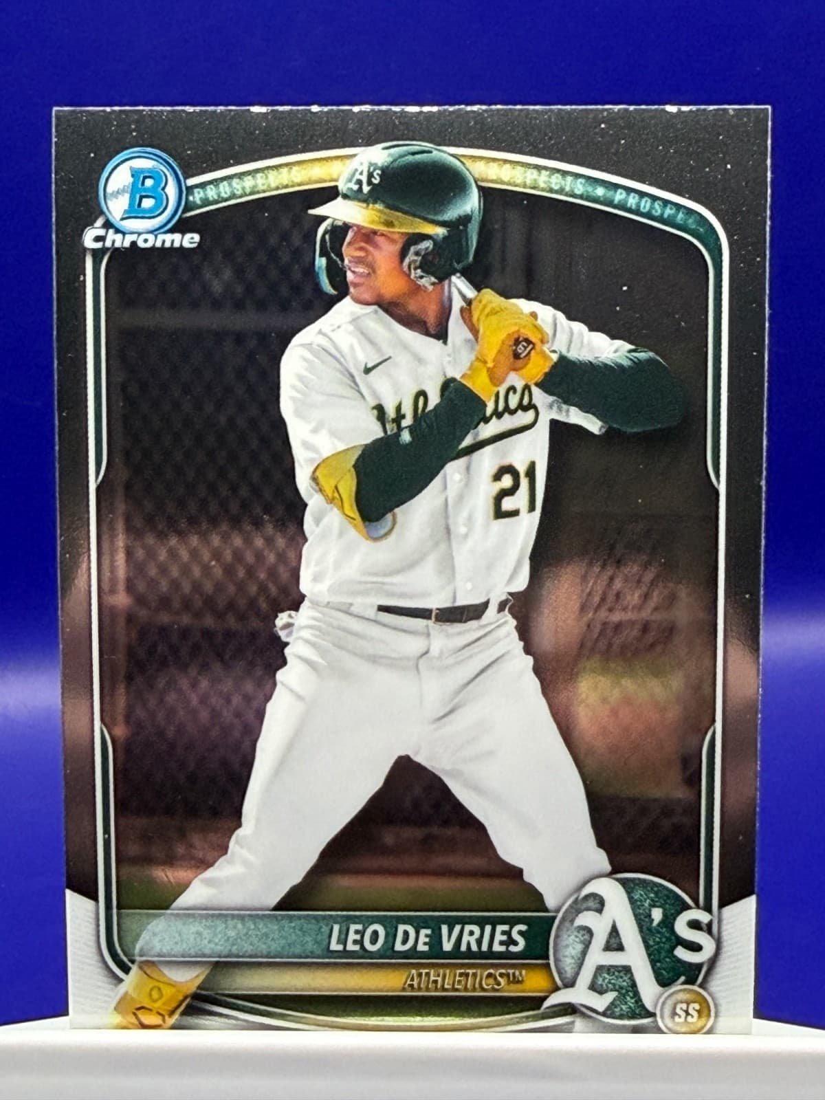 2025 Bowman Draft - Chrome Leo De Vries #BDC-87 (RC)