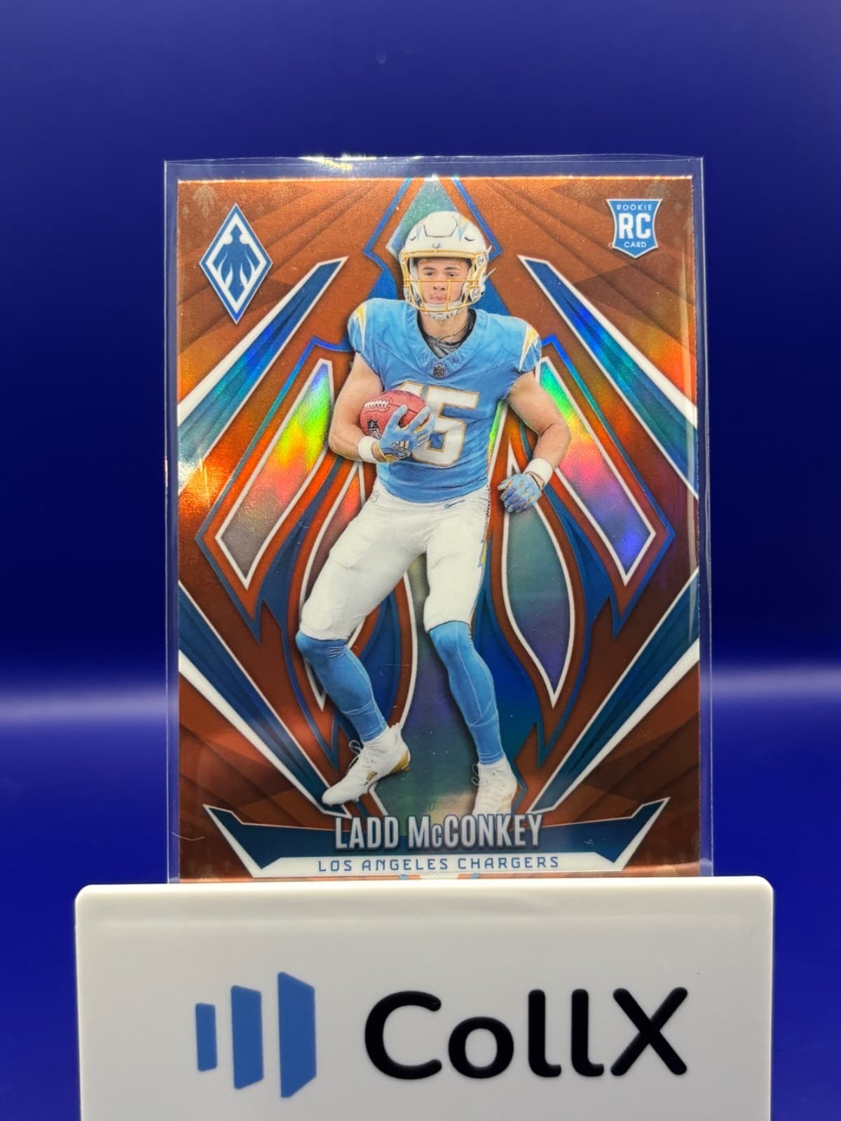 2024 Panini Phoenix Ladd McConkey RC Orange #216 Chargers