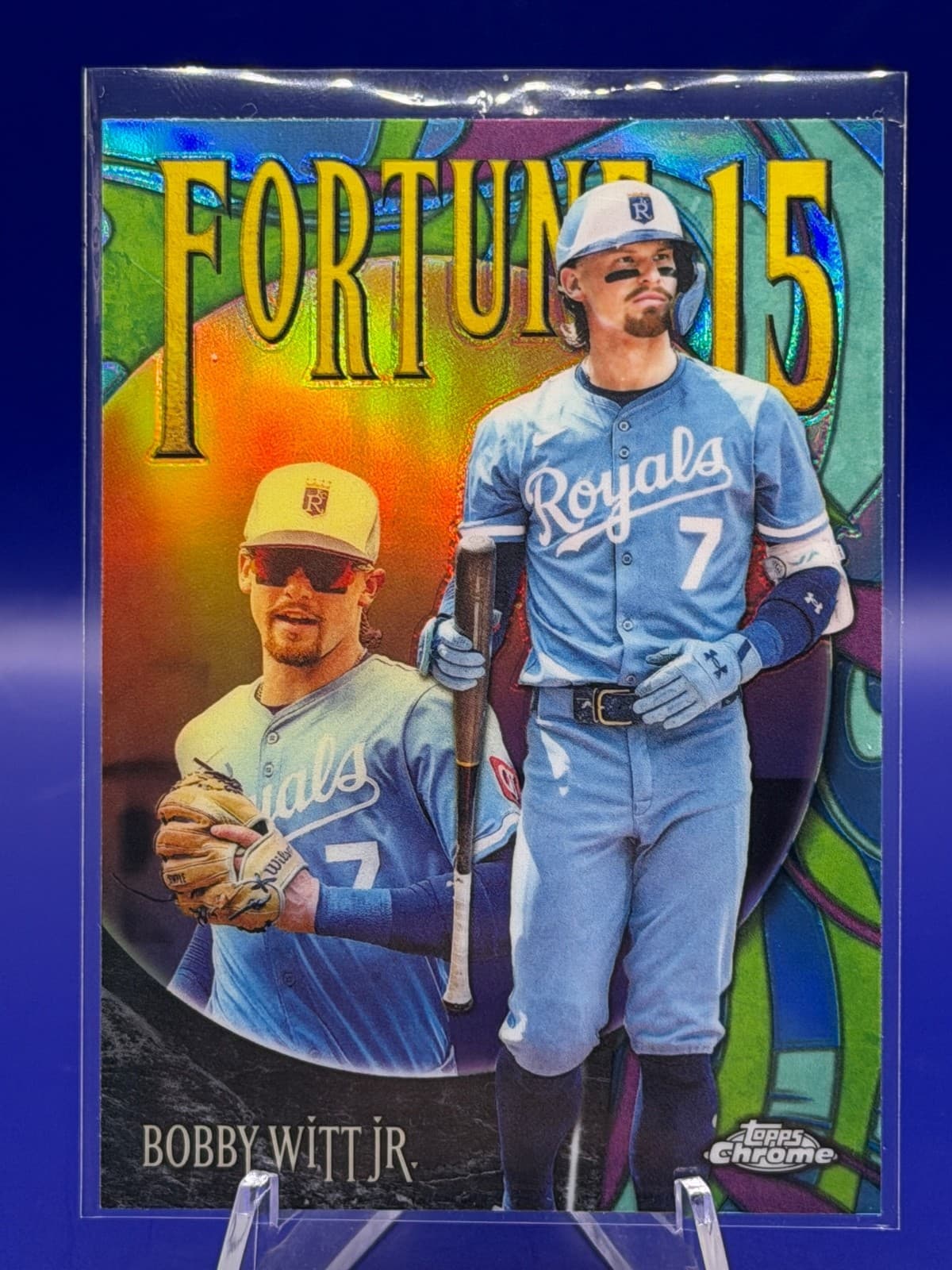2025 Topps Chrome Update Series - Fortune 15 Bobby Witt Jr. #F15-2