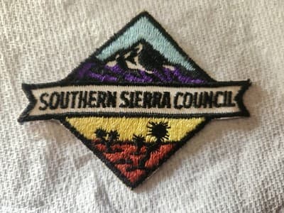 VTG Southern Sierra Council CSP Patch California Boy Scouts BSA Diamond Shape