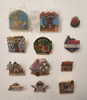 Rose Parade Tournament Of Roses Pins Lot Of 12
