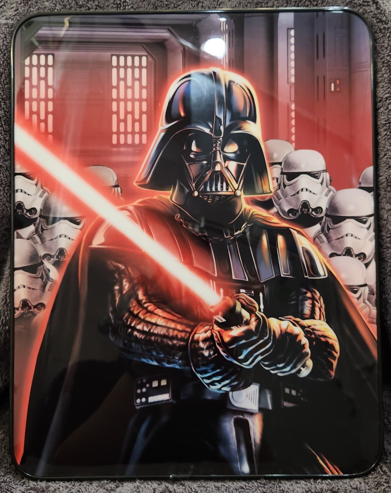 Disney Star Wars Darth Vader High Shine Wood Wall Art Décor 14"