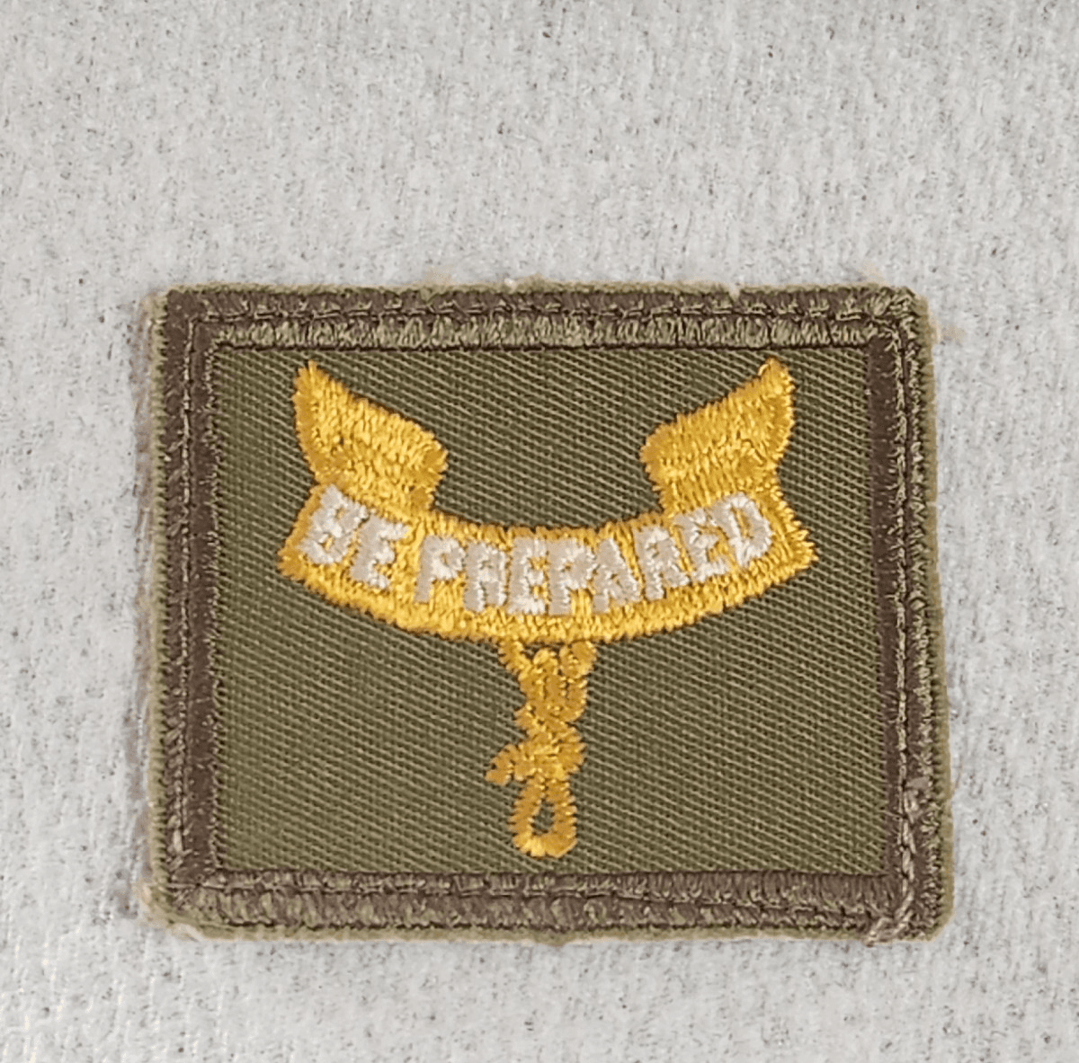 Vintage BSA second class "BE PREPARED" patch