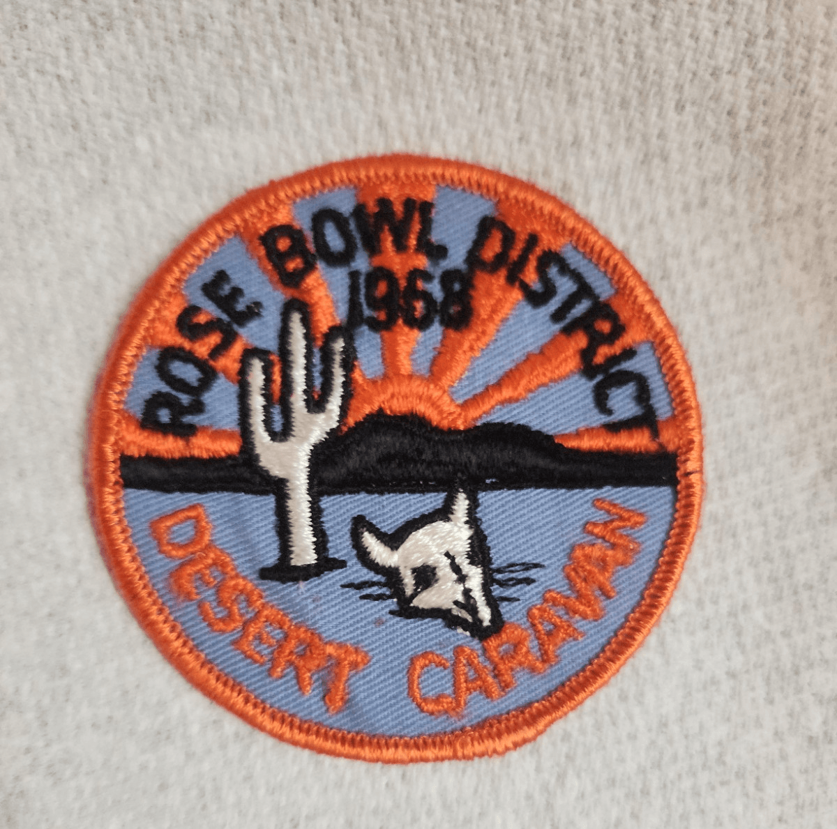 1966 Desert Caravan Rose Bowl District San Gabriel Valley Council Patch CA BSA