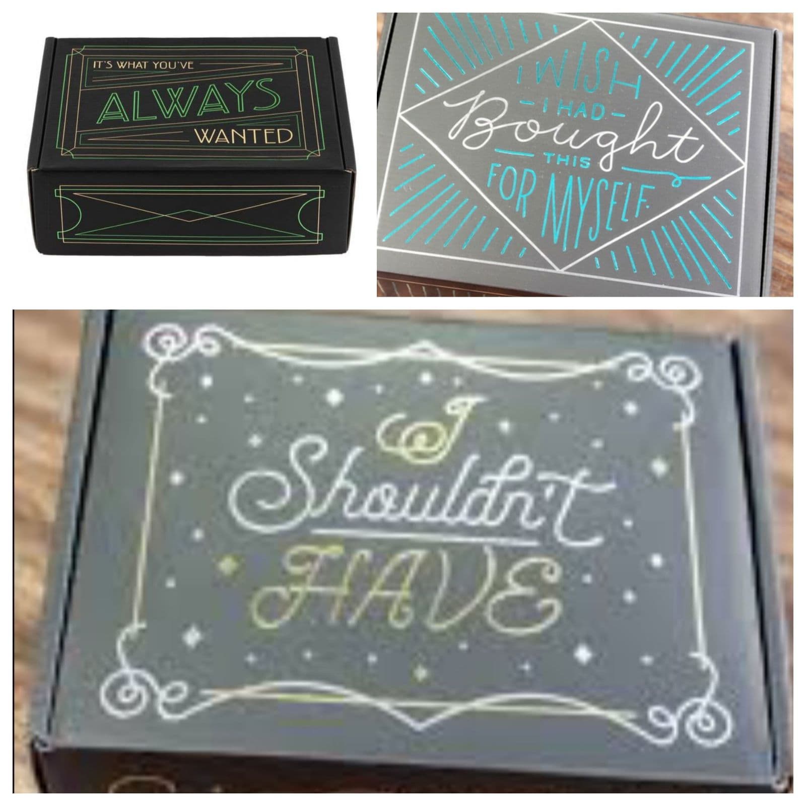 Set of 3 Brand New Funny Gift Boxes