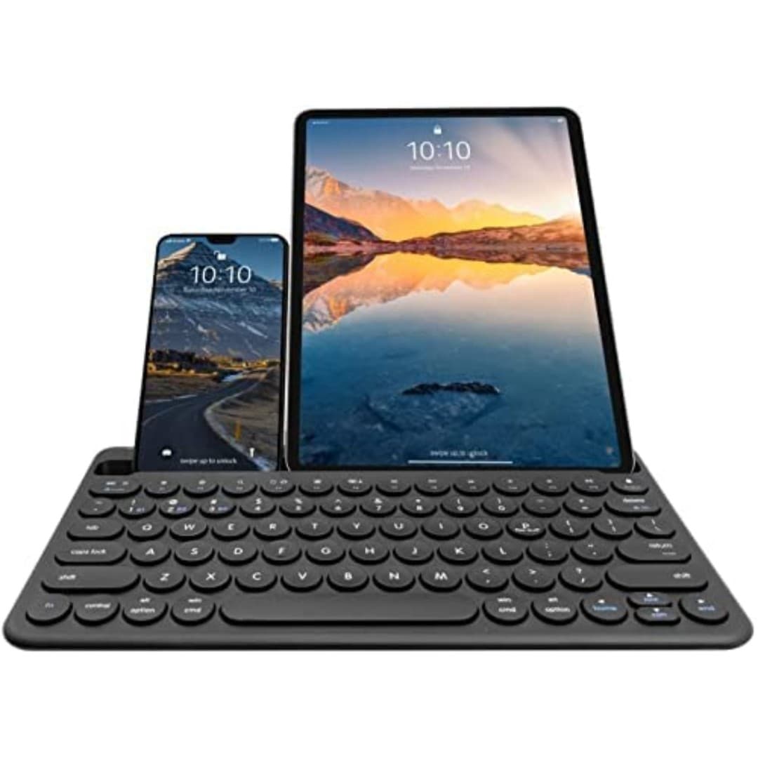 MACALLY SMALL BLUETOOTH KEYBOARD FOR IOS OR ANDROID PHONES & TABLETS IN BLACK