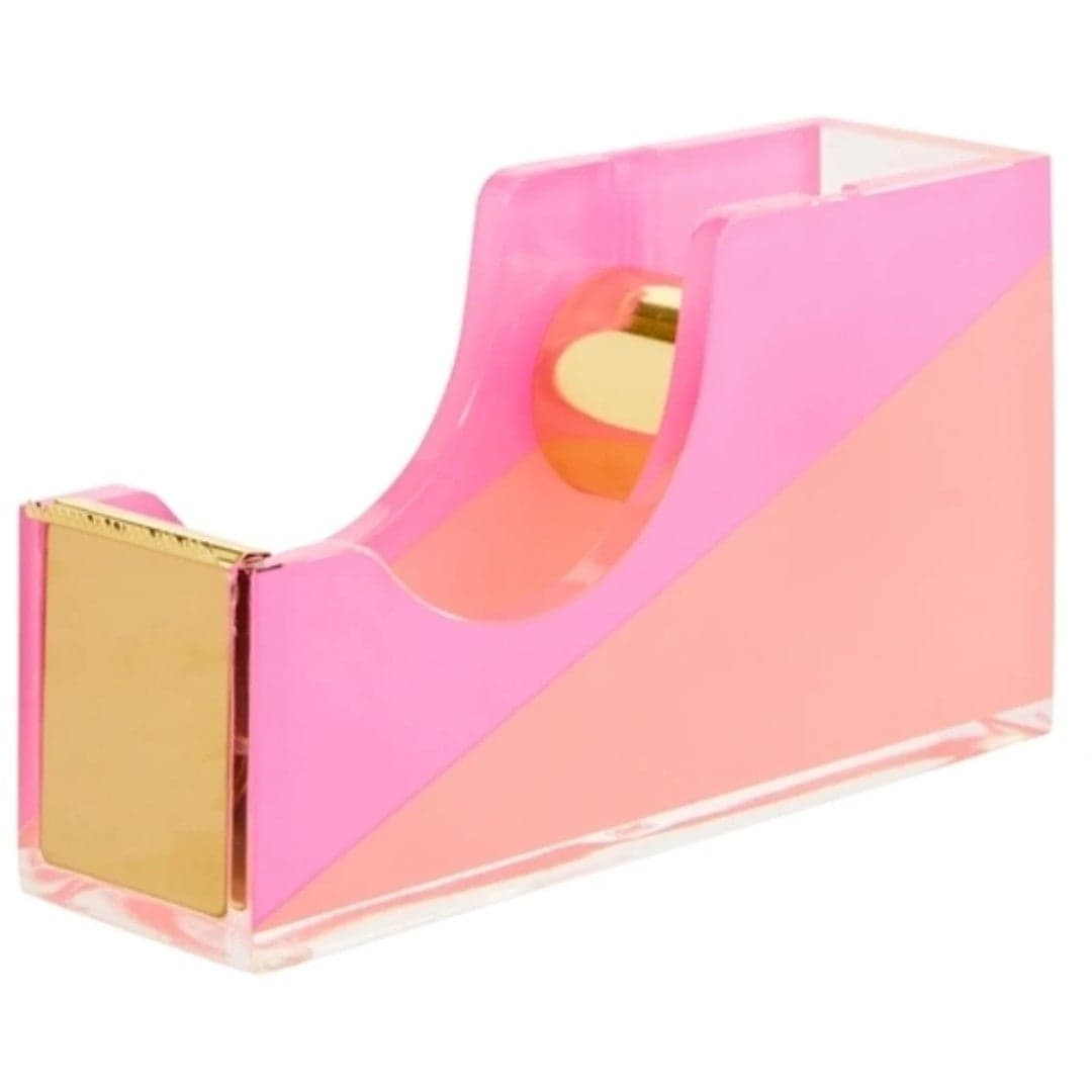 KAILO CHIC ACRYLIC TAPE DISPENSER IN PINK