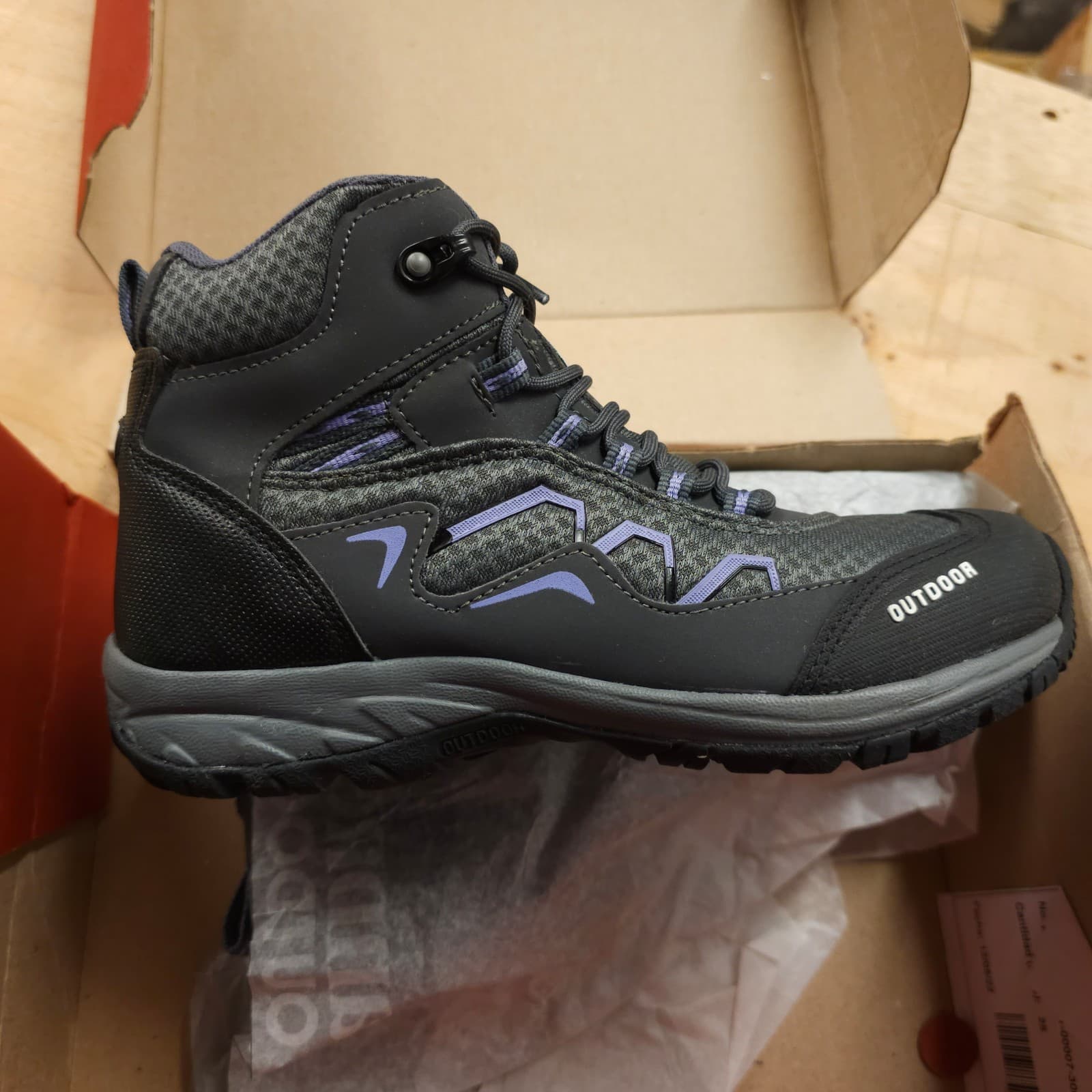 Andrea Outdoor Boots DARK GRAY OUTDOOR Womens Size 7.5