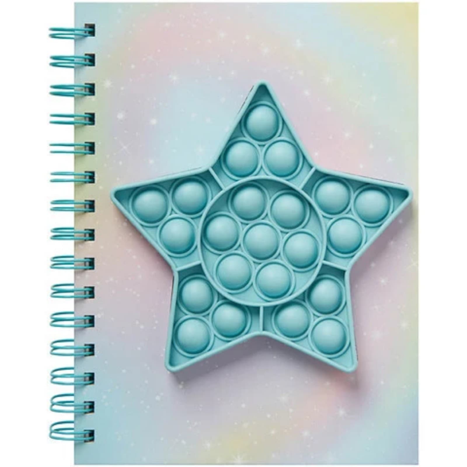 Star Pop It Sensory Friendly Journal Notebook
