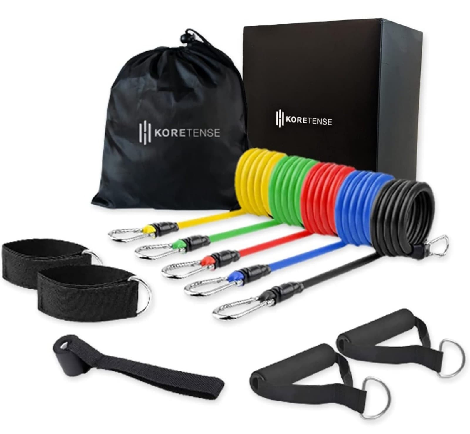 Kortense Resistance Bands Workout Set 11 PCS