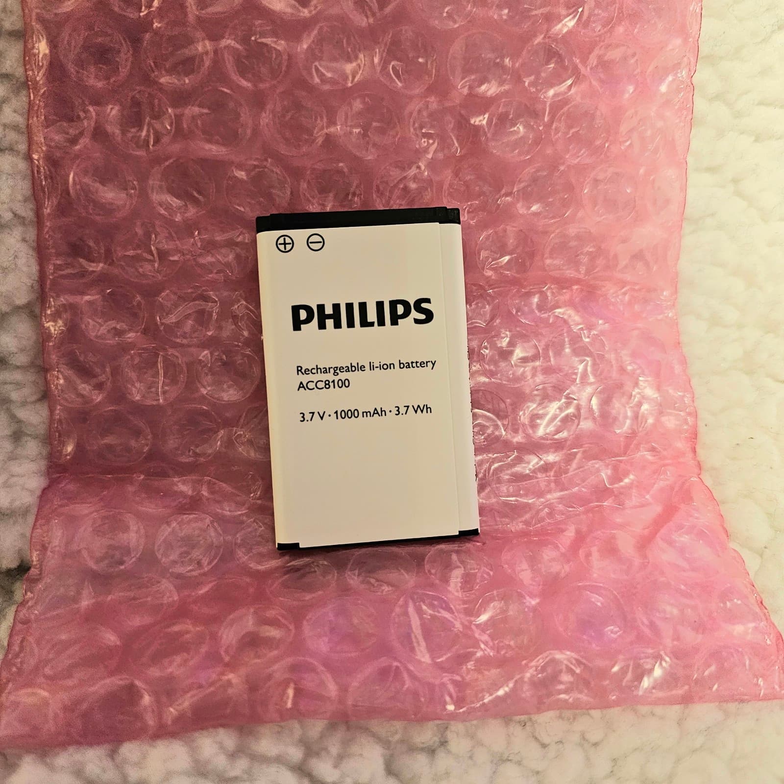 Philips Rechargable li-ion Battery ACC8100 for Dictation Recorder