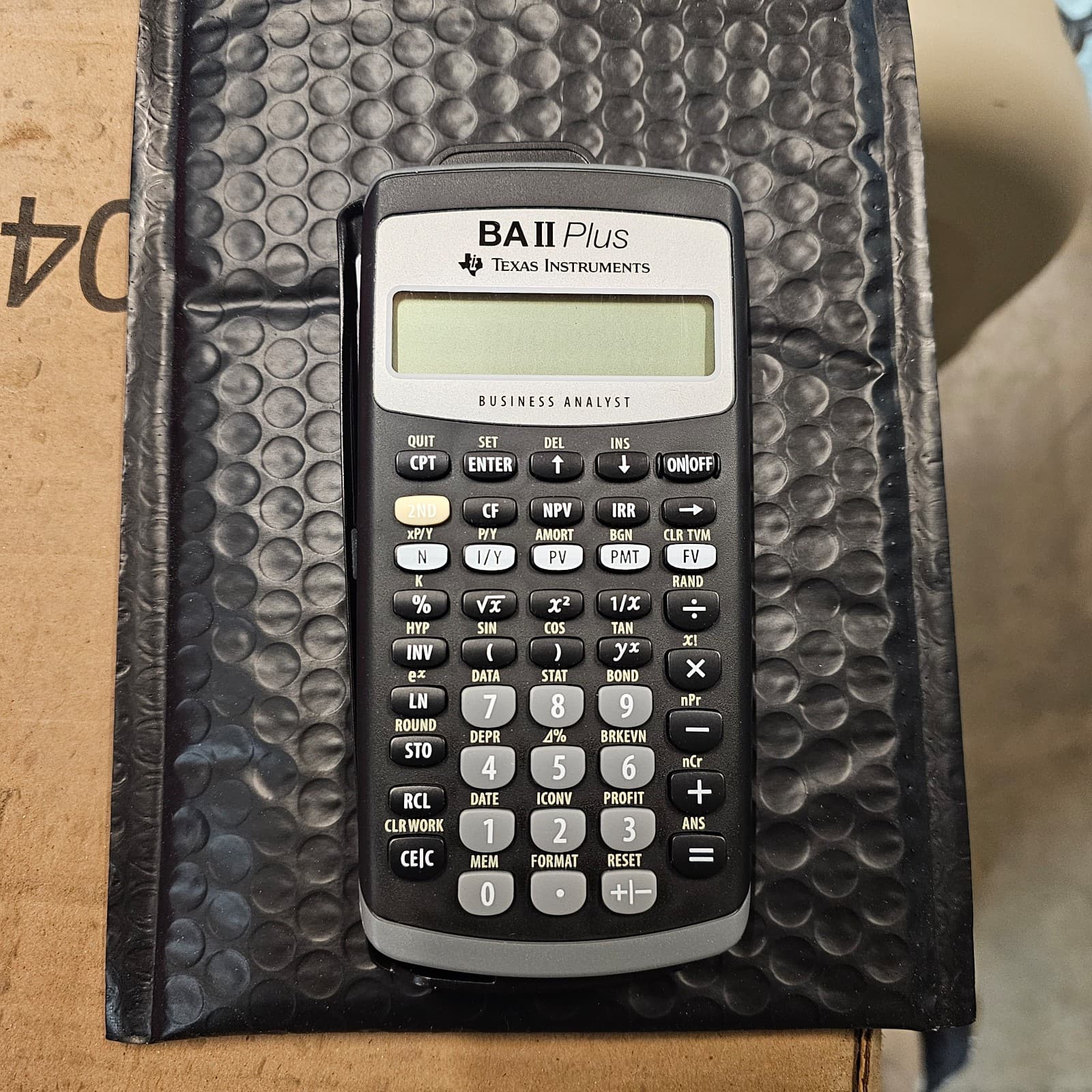 TEXAS INSTRUMENTS BA II PLUS BUSINESS ANALYST CALCULATOR