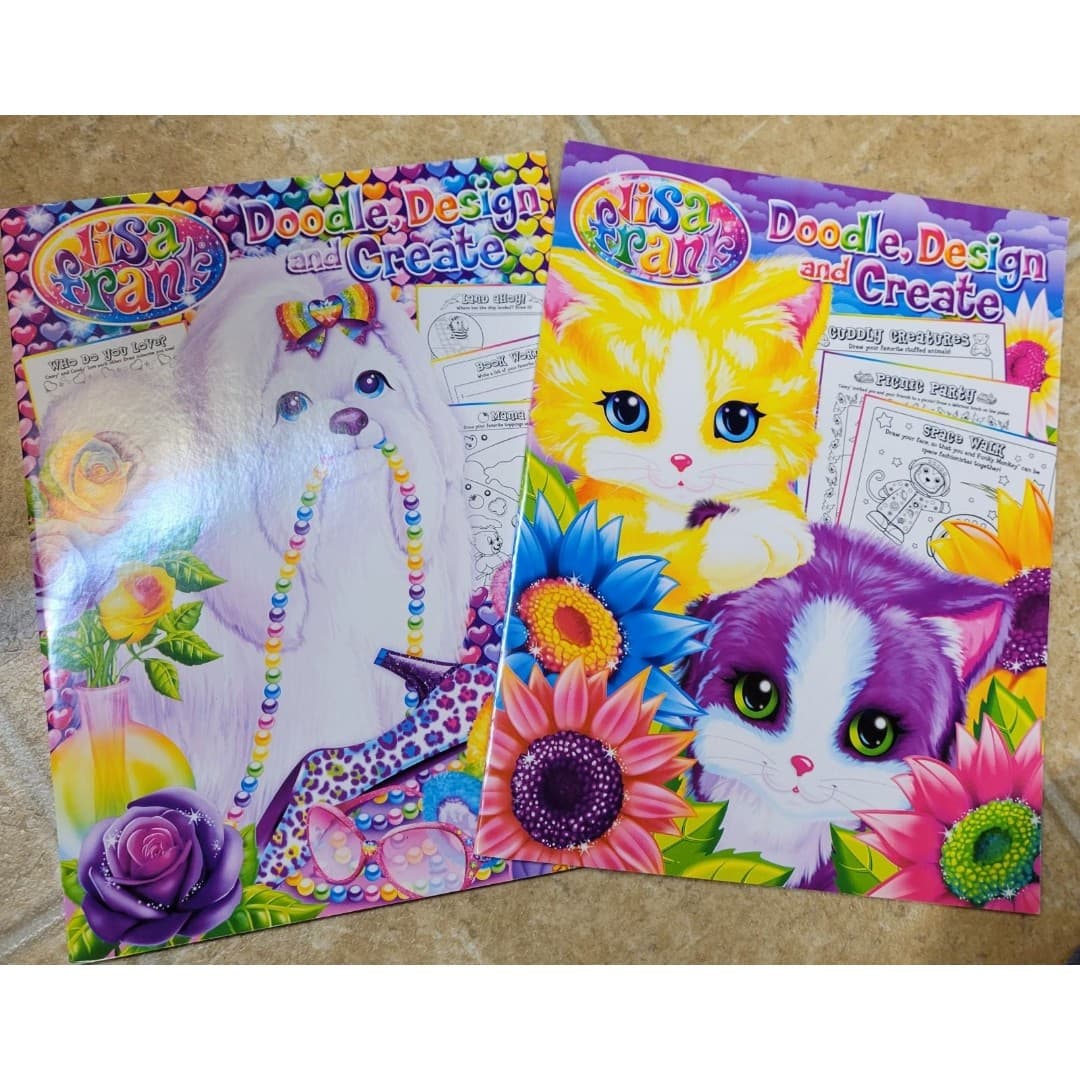 Lisa Frank Coloring Books (2)