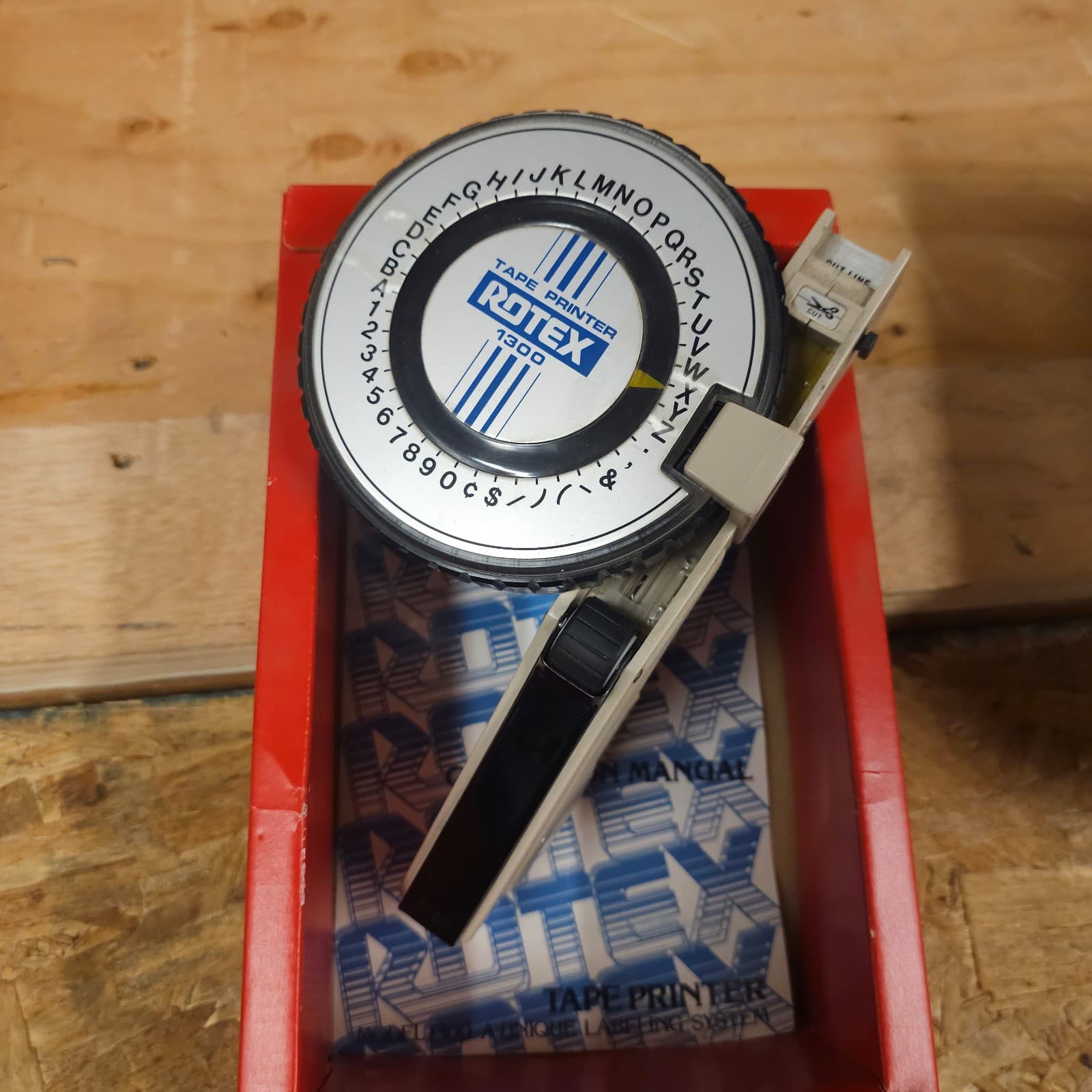 Vintage Rotex Tape Printer Label Maker
