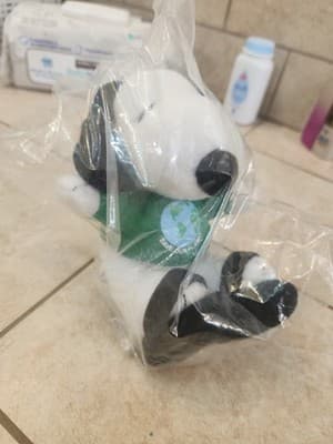 Metlife Snoopy Peanuts SAVE OUR PLANET Earth Day Stuffed Plush - NEW in Package