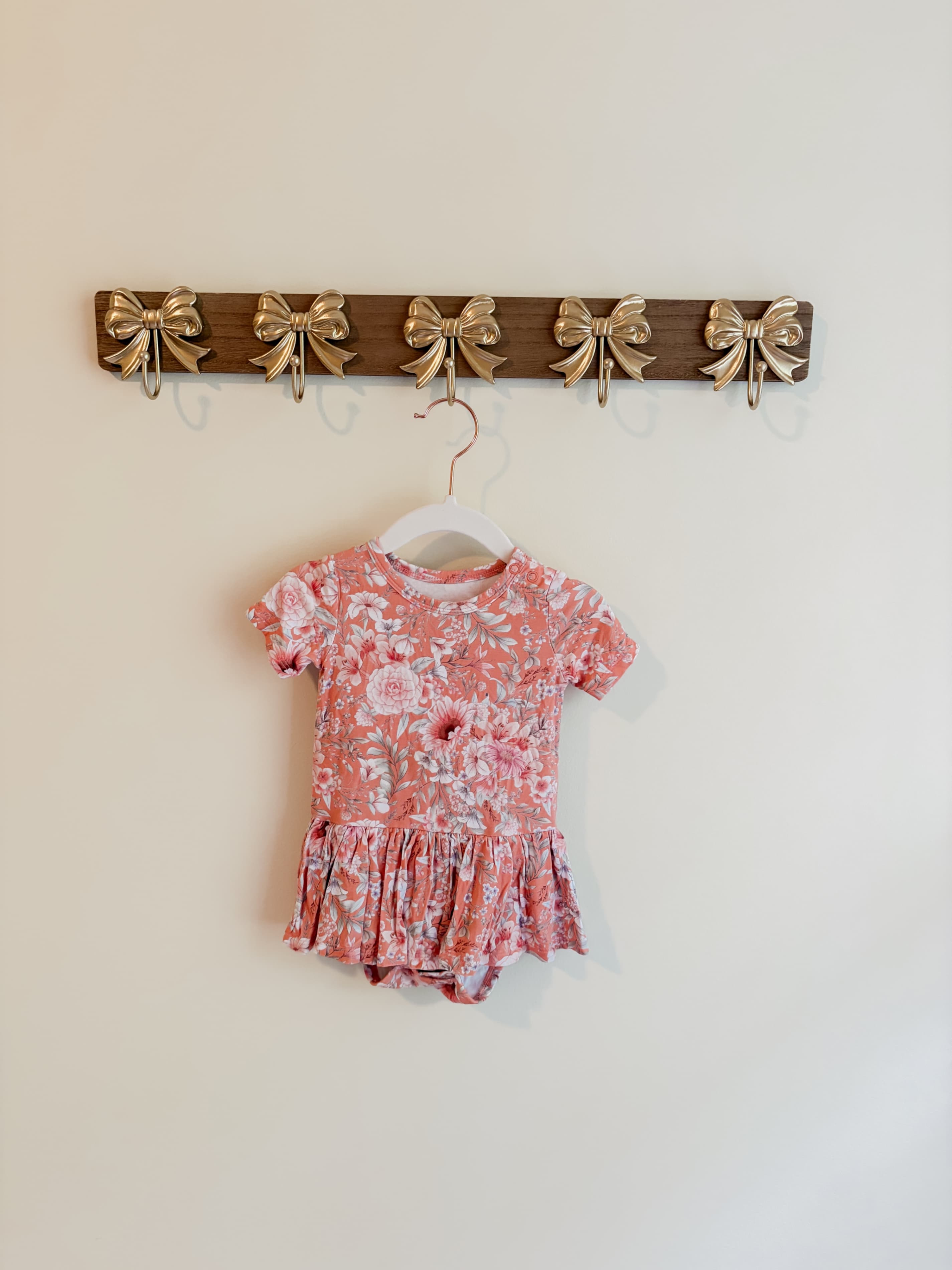 Gigi and Max size 12 months Floral Baby Dress with Ruffle Hem