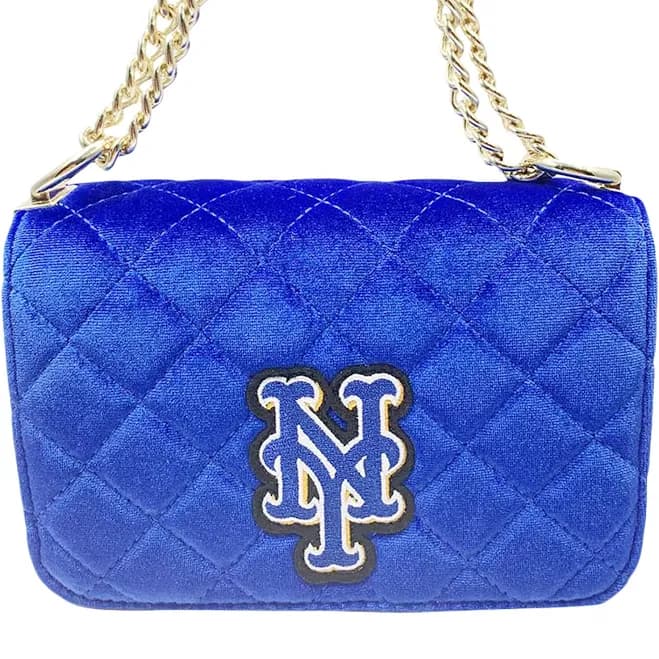 New York Mets Cuce Velvet Crossbody Purse