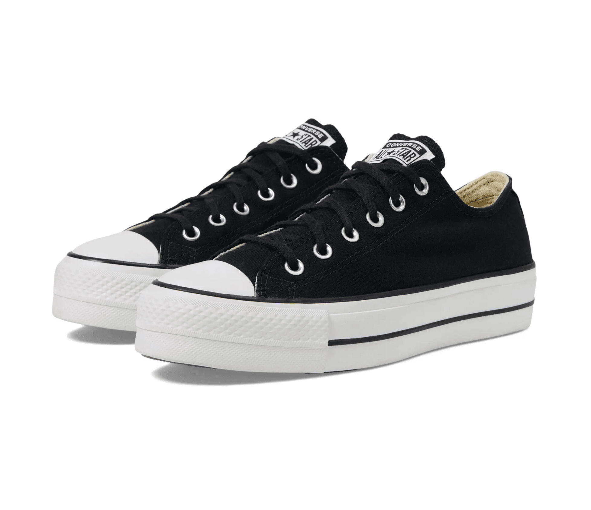 Converse Chuck Taylor All Star Low-Top Platform Sneaker - Black | Size 5