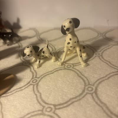 Rare Vintage Hagan Renaker Dalmatian Adult and Puppy In excellent Condition
