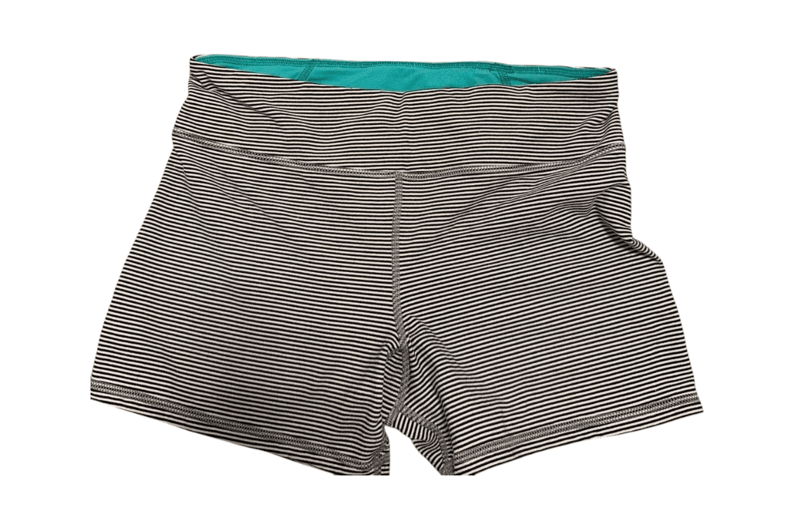AEO Striped High-Waisted Shorts Size S