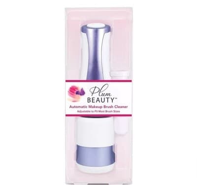 Plum Beauty Automatic Makeup Brush Cleaner Adjustable Fits Most Brush Sizes NIB!