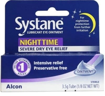 Systane Nighttime Lubricant Eye Ointment 3.5g Tube NIB EXP 09/2028 Sealed New!!!