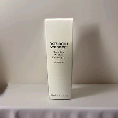 Haruharu Wonder Black Rice Moisture Cleansing Oil Travel Size K Beauty NEW NIB