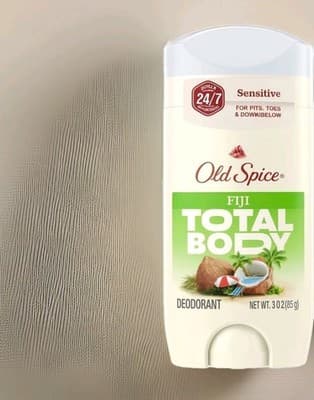 Old Spice Fiji Total Body Deodorant 3oz Men's Aluminum Free Whole Body NEW NIP