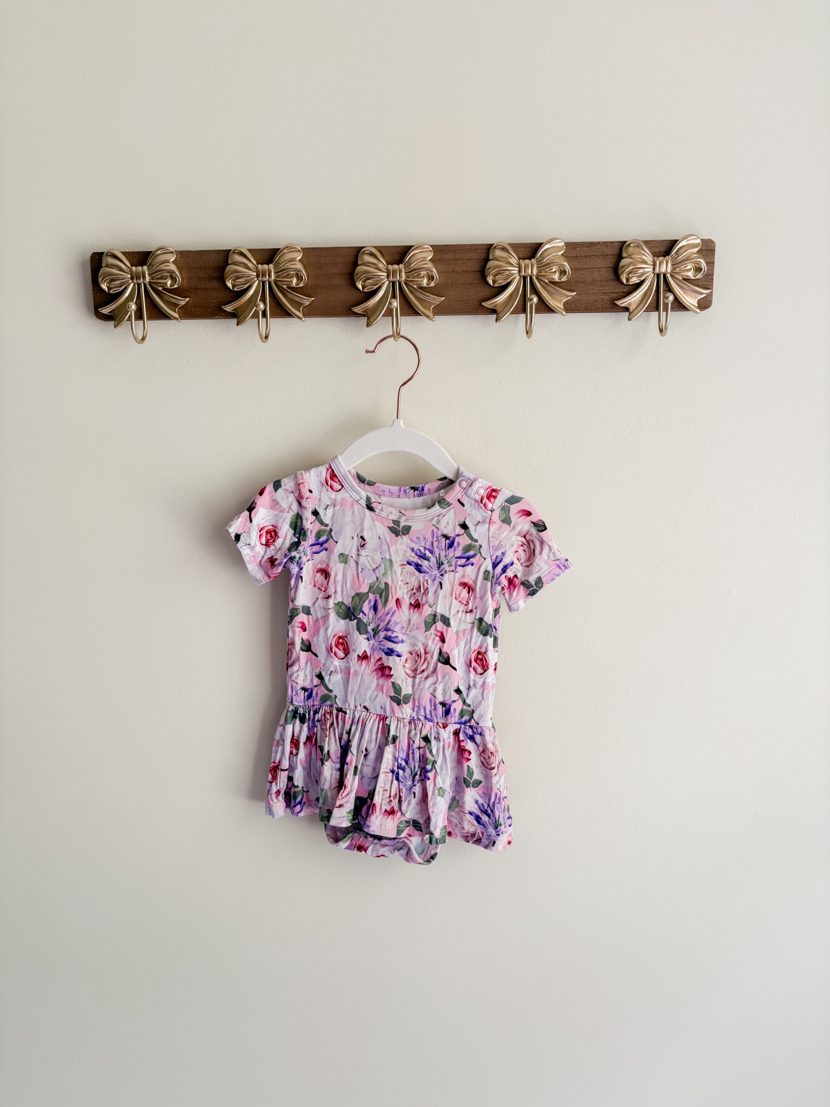 Gigi and Max size 12 months Floral Baby Dress with Ruffle Hem