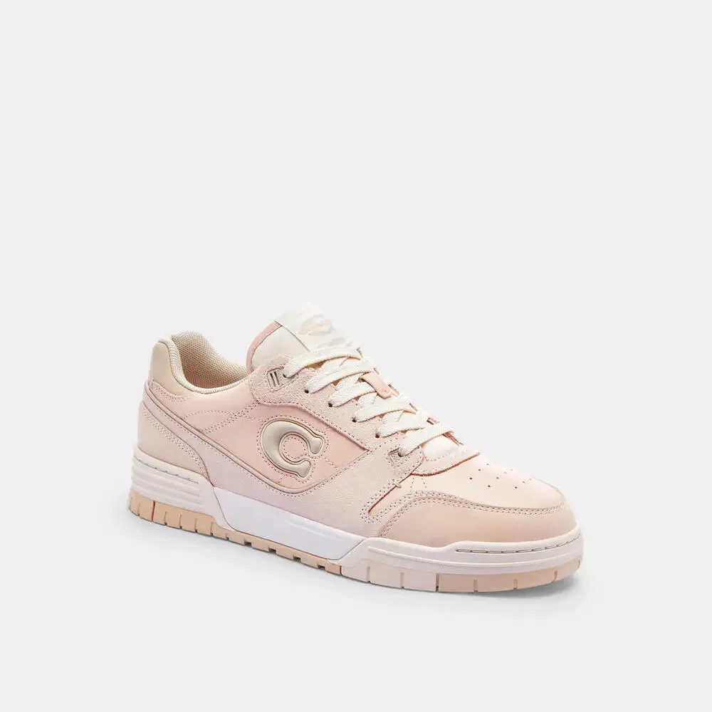 NEW COACH Soho Women's Sneaker Blush Leather Suede | Size 5