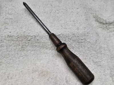 Rare Vintage VERMONT TOOL COMPANY Wood Handle Philips Screwdriver P. 2046837
