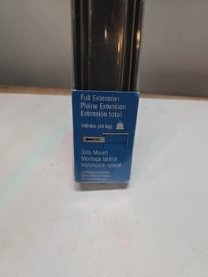 NEW Richelieu Full Extension ball bearing Metal Drawer Slide 24". TU99072624