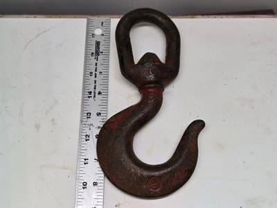 Vintage Swivel Hook; rigging, marine- hoisting hook, Makers Mark Unidentified