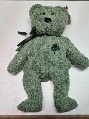 Beanie by Ty 'Shamrock' Green With Shamrock With Tag