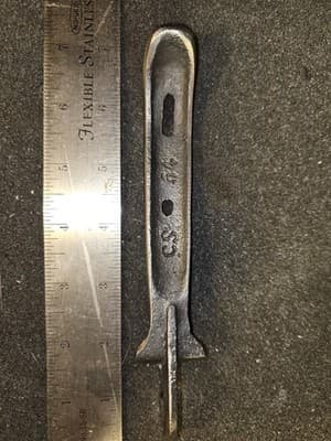 Antique Victorian Cast Iron Wood Stove Range Oven Burner Lifter Tool Pot Handle