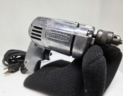 CRAFTSMAN 3/8" Electric Drill Model 315.11120 – Vintage Excellent Cond - Tested
